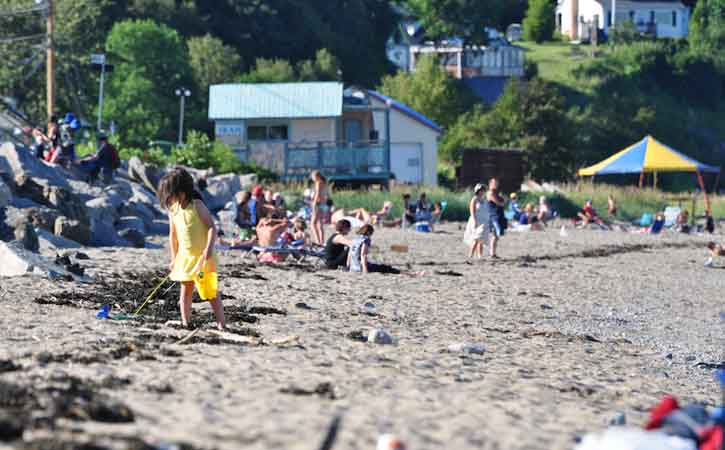 Splendide vue sur le fleuve St-Laurent
